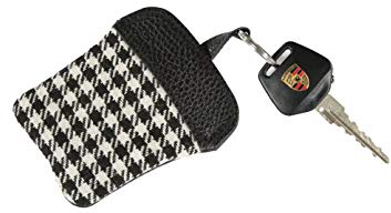 Porsche Classic 911 F/G Pepita ETUI mit Porschewappen für Schlüssel