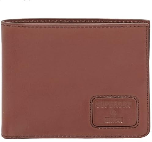 Superdry Ledergeldbörse mit Klappe NYC