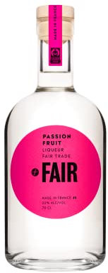 FAIR - Fruit de la Passion - Liqueur - Origine : Poitou-Charentes/France - 22% Alcool - Parfait en cocktail Pornstar Martini - Notes de fruits de la passion & litchi - Certifié Vegan - 70 cl
