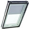 Original Roto Verdunkelungsrollo ZRV - Nahezu vollständige Verdunkelung - Führungsschiene Silber - Dachfenster Baureihe Designo R4/R7 und Classic 43/73 - Größe 114/140 | 11/14 - Stofffarbe Hellgrau