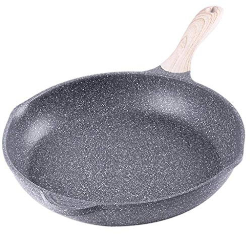 OQHAIR Padella Antiaderente, Padella Antiaderente in Pietra, La Migliore Padella Antiaderente con Manico Soft Touch, Compatibile con Induzione (Dimensioni : 28cm) (32cm)
