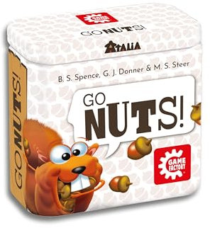 Atalia Game Factory Go Nuts! | Jeu de dés | De 1 à 5 Joueurs | A partir de 7 Ans | de 15 à 20 Minutes | Frénésie, Stop ou Encore & stratégie