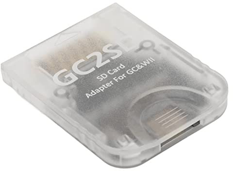 Lecteur De Carte GC2SD, Adaptateur De Carte Mémoire Gamecube Wii pour Stocker Plus De Jeux Facilement Lecteur De Carte GC2SD pour Console De Jeu Compatible avec Swiss Xeno GCloader Lite(Dégager)