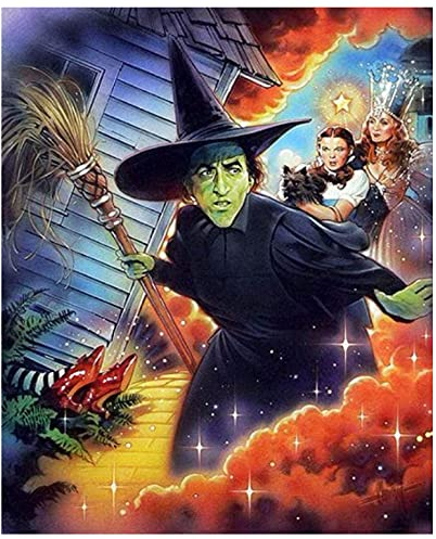 ALKOY Puzzle 1000 Teile Film Der Zauberer Von Oz Poster Erwachsene Spielzeug Dekompressionsspiel Klassisches Spiel Puzzle 38 * 26 cm