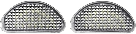 LinCys KANGYEBAIHUODIAN 1 Paar passend for Toyota Aygo MK1 2005–2014, hohe Helligkeit, weiße LED-Kennzeichenbeleuchtung, Kennzeichenleuchte