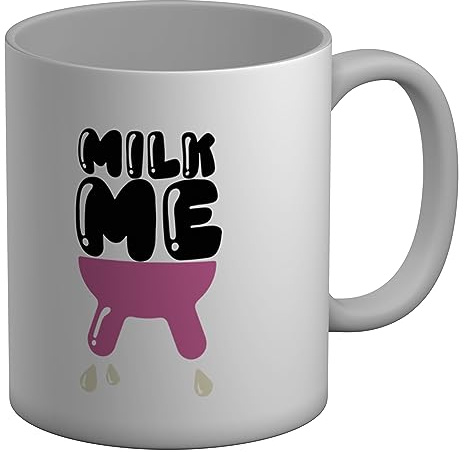 Shopagift Milk Me Mug Funny Udder Cow White 11oz Large Gift Ceramic Cup