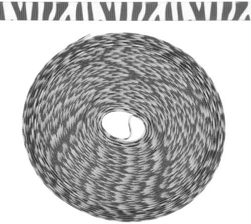 EXCEART 1rolle Zebra-Muster Geschenkband Yards Waschbares Strapazierfähiges Bastelband Für Festlichkeiten -projekte Und Dekorationen Farbenfroh Und Knitterfrei