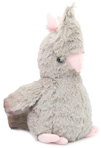 Optimal Products New Large Heavy Fabric Polyester Animal Novelty Door Stop Door Stopper Cat Cockatoo Toy (Cockatoo Door Stopper Grey)