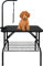 LILIIN Trimmtisch für Hunde, Klappbar Schertisch Hundepflegetisch Höhenverstellbar, Tierpflegetisch Hundefrisiertisch Badetisch bis 60 KG, Schwarz, 80.5×46×76cm