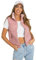 BOLF Femme Gilet de transition matelassee Col montant Doudoune Blouson avec fermeture eclair Zipe Temps libre Sport Fitness Basic Outdoor Style 16M9092 Rose poudré M [U1U]