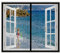 Fliegennetz Fenster Magnet, 50x115cm Insektenschutz, Insektenschutzgitter Terrassentür, Kinderleichte Montage für Alle Fenster, Schwarz
