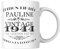 Mug anniversaire personnalisé avec prénom et année de naissance, 330 ml, inscription humoristique vintage, fabriqué en France, lave-vaisselle et micro-ondes