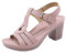 BGFIPAJG Sandali Con Zeppa Sughero Donna Estive Sandali Bianchi Donna Tacco Basso Sandali Donna Argento Strass Con Plateau E Tacco Largo Basso Sandali Donna Pianta Larga Argento N 35 1/2