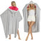 BOUFEIDA Shark Blanket, Hai-Umhang 135x173cm, Weiche Blanket Hoodie, Hai Hoodie Decke Ideal für den Hausgebrauch oder als Geschenk