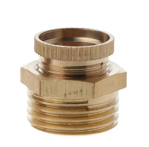 1PCS Brass Drain ValvePT1/4 3/8 1/2‘’ Brass Male Thread Air Compressor Water Drain Valve Replacement(1/2)