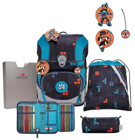 DerDieDas ErgoFlex Tiny Schulranzenset 5-teilig Ninja Fighter