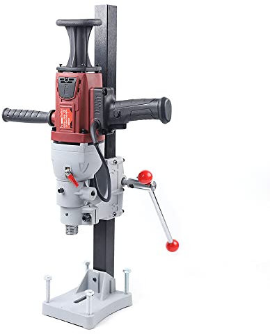 Carotteuse 2200 W - Diamètre de perçage : 180 mm - Avec support - Utilisation humide et sèche - Foret diamanté - 1200 tr/min - Pour béton, brique, ouverture murale