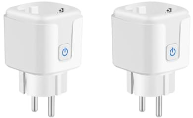 Eighosee Tuya Smart Wifi Plug EU 20A Enchufe Inteligente con Monitoreo de Energía Temporización de Ahorro de Energía Control Remoto Smart Life Enchufe de la UE
