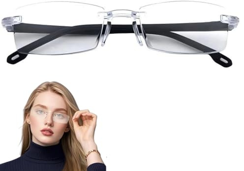 REINREUDE Smart Glasses With Smart Glasses Auto Focus Auto Reading Glasses For Men And Women Near And Far Blue Light