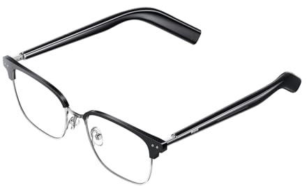 Xiaomi Mijia Smart Audio Glasses, 5mm slim Ultra-temples, 27.6g Lightweight, comfortable fit, Open-sound design, 4-mic noise cancellation, 4.5 m/s wind-noise resistance, 12H long-lasting use, Browline