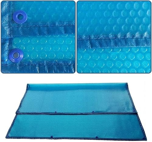 Couverture Durable extérieure, Couverture de Piscine Solaire, Couverture de Piscine rectangulaire pour la Piscine au-Dessus du Sol(2m x 4m(6ftx13ft))