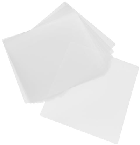 UTHCLO Lot de 20 Planches à Dessin pour Stylo 3d 20x18 Cm, Tapis Antidérapant en Silicone Transparent, Feuilles de Calque Réutilisables pour Dessin et Croquis, Accessoires