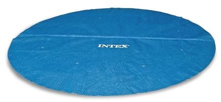 INTEX - Bâche à bulles Intex Ø 3.66 metres - Pour piscine tubulaire 5,45x2,74m - Epaisseur 160 microns - Bleue