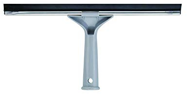 Elliott Multi-Purpose Window Squeegee perfect for streak free cleaning on Windows, shower screens, cars and mirrors, Aluminium frame housing a 30cm rubber squeegee with an ergonomic Grey Handle.