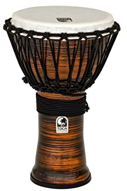 TOCA Djembe Freestyle II Rope Tuned Spun Copper 10 TF2DJ-10SC