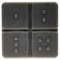 TELECOMANDO,RADIOCOMANDO,APRICANCELLO GIBIDI DOMINO DTC 4334DTS 4334(AU03010)(AU03000) SOSTITUISCE ANCHE IL MODELLO GIBIDI AU1600, AU1560,AU1680 - FUORI PRODUZIONE NUOVO MODELLO GIBIDI MAKO