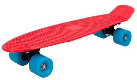 COLORBABY CB Riders, Skateboard mit PVC-Rollen, 55 cm, Rot (75830)