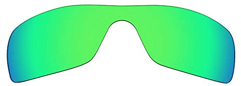 Mryok Verres de rechange pour Oakley Batwolf OO9101-27 mm - Options, Polarisé, vert émeraude., taille unique