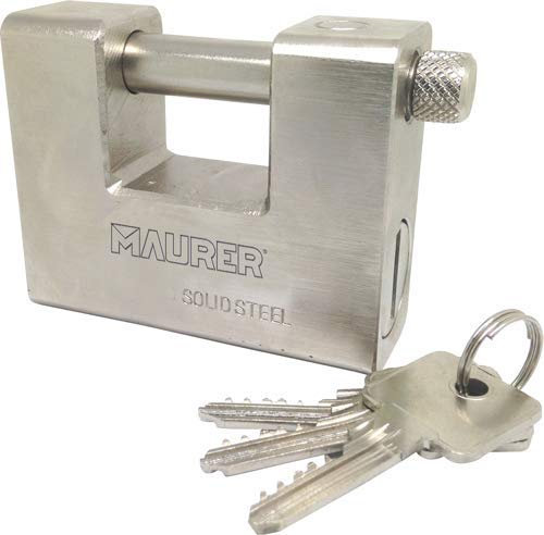 Candado Antirrobo Acero Cementado X obturador 84 mm – Maurer