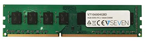 V7 V7106004GBD V7 4GB DDR3 PC3-10600 - 1333mhz DIMM Desktop módulo de memoria - V7106004GBD