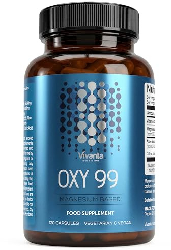 Oxy 99 – Magnesium Hydroxide Oxygen Cleanse – 120 Capsules