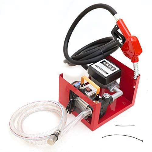 DP60L Pompe à fioul avec compteur Pompe à fioul diesel auto-amorçante 550 W 60 l/min