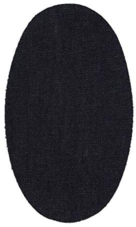 1 Paar Knieschützer/Ellbogenschützer zum Aufbügeln Ellenbogen zum Schutz Ihrer Kleidung und Reparatur von Hosen, Jacken, Pullover, Hemden. 16 x 9,5 cm col. 27 dunkle Stoffe