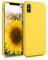 kwmobile Case Compatible with Apple iPhone XS Max Case - TPU Silicone Phone Cover with Soft Finish - Radiant Yellow