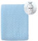 CREVENT 30 x 40 cm | Kleine warme und weiche Babydecke für Jungen | Schädel | Blau