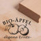 Stempel Bio Äpfel - eigene Ernte - Motivstempel ca. 38 x 28 mm