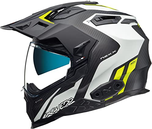 Nexx X.Wed 2 Vaal Carbon Helm (White/Black/Yellow,XXXL (65/66))