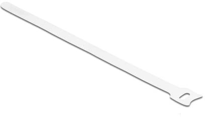 Delock Klett-Kabelbinder L 250 x B 12 mm weiß 10 Stück