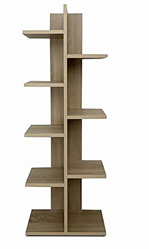 HOGAR Y MAS ESTANTERÍA LIBRERIA DE Madera MARRÓN MIDO
