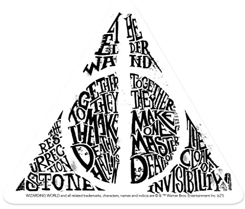 Paper House Productions Harry Potter Heiligtümer des Todes gestanzten Vinyl-Aufkleber, 8,9 cm