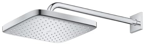 Grohe Tempesta Kopfbrause 25cm mit Wandarm 1 Strahlart chrom