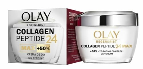 Olay Collagen Peptide24 MAX Crema Facial De Día Con Péptido De Colágeno Y Niacinamida, 50 ml