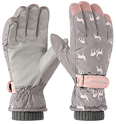TianWlio Und Winterhandschuhe weibliche warme antiglühende Handschuhe Skihandschuhe Winter Sport Handschuhe für Skifahren Snowboard#1