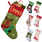 Xiuyours Weihnachtsstrumpf Personalisiert mit Namen Nikolausstrumpf weihnachtsstrümpfe Personalisierten Nikolausstiefel Personalisierter Nikolaussocke (38cm) Deko Weihnachten Fuer Kinder Familie