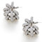 C.Paravano Ohrringe Silber 925 Creolen | Double Blume Silber Creolen für Damen | Hypoallergen Ohrringe Damen Silber | Schmuck Geschenke für Frauen