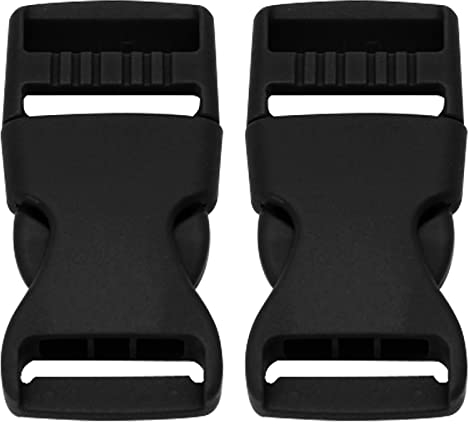 SWYSGS Steckschnalle 25mm, Steckverschluss, Kunststoff Klickverschluss, Klippverschluss, Schnallen für Beckengurt, Ersatzschnalle für Rucksack
